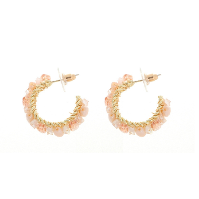 Oorbellen Bliss champagne