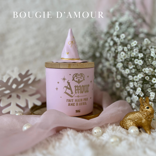 Bougie pot : Amour 🎀