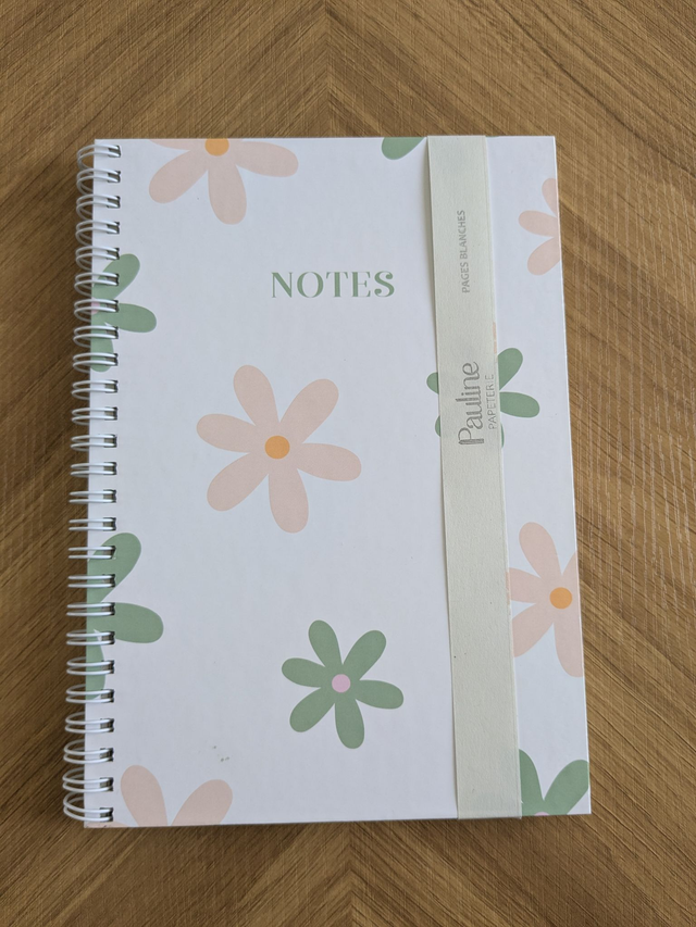 Carnet A5 Fleurs mixtes - REF608
