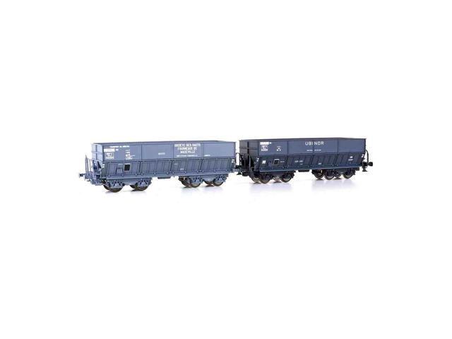 2 wagons minéraliers DM 'Maxeville-Usinor' LSM 31106 H0