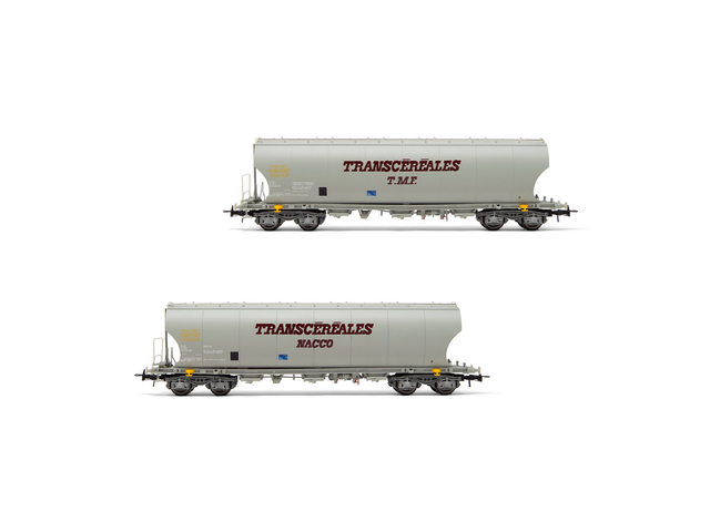 2 wagons céréaliers TMF HJ6270 H0