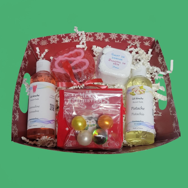 Panier de Noël garnie à la demande 