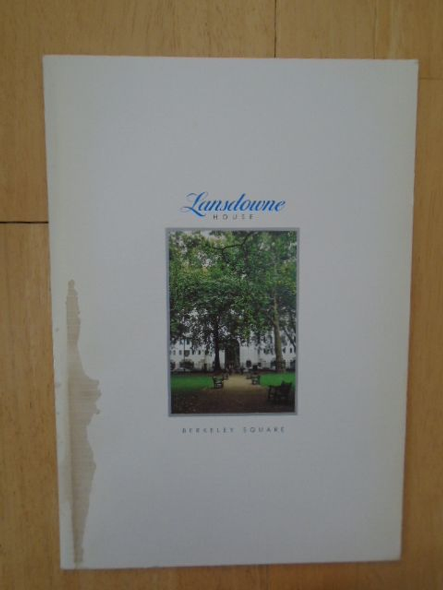 Lansdowne House - A Brief History &amp; Description Limited Edition Hardback Book