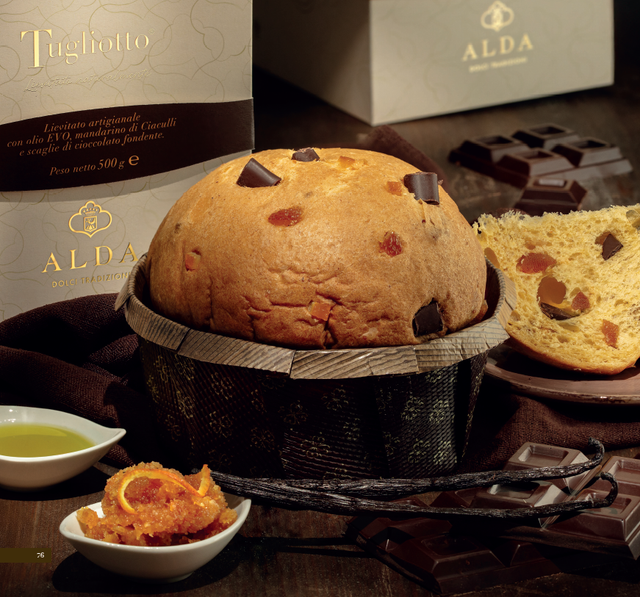 Tugliotto Mandarino e Cioccolato Fondente - incarto - 500gr