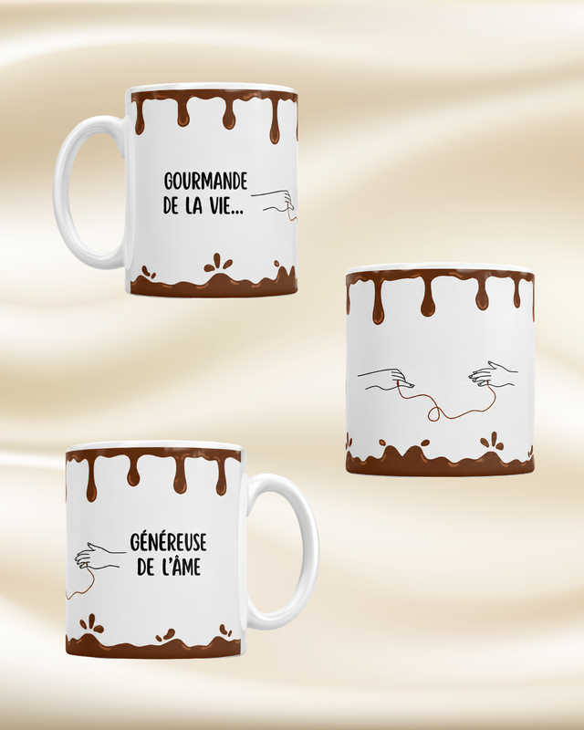 Mug Gourmande de la vie