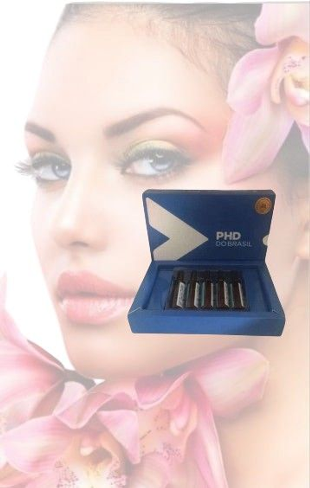 Kit Enzima Gordura Localizada Celulite  PHD Redutor de Medidas 05 ampolas 10ml 