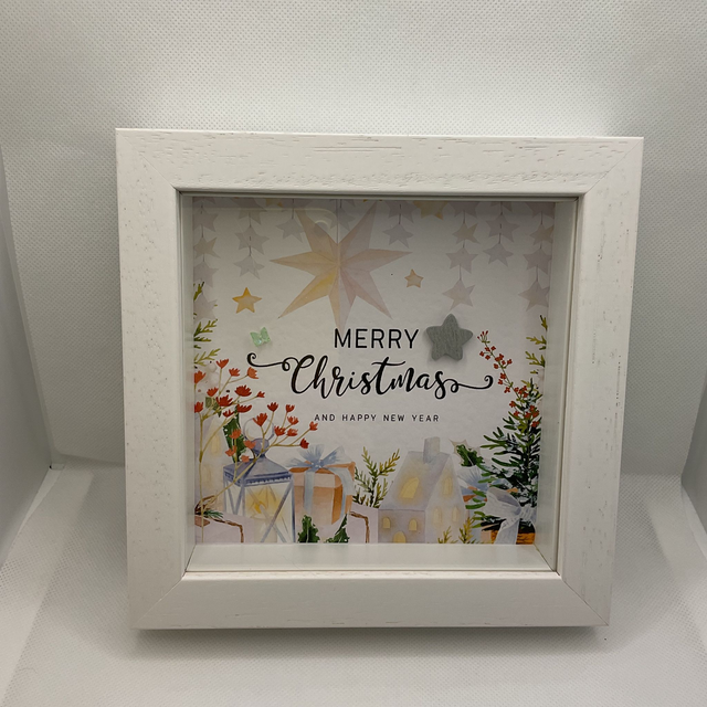 Christmas frame. Beautiful Christmas gift.