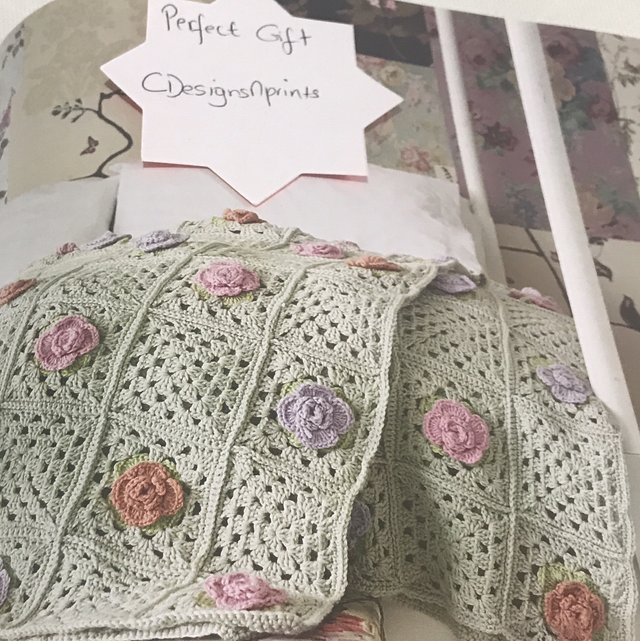 Camellia Blanket - Crochet Pattern - CRD26