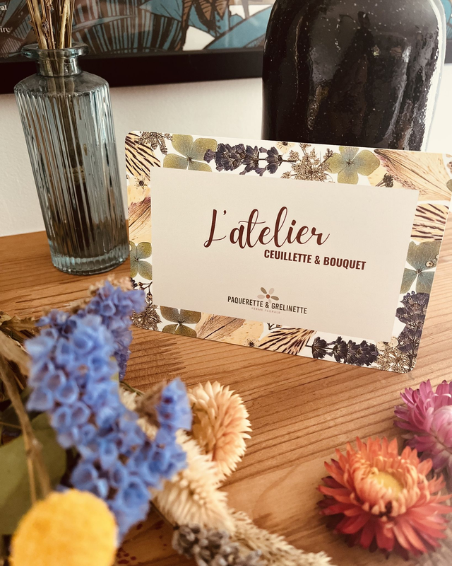 Bon Cadeau Atelier cueillette &amp; bouquet 