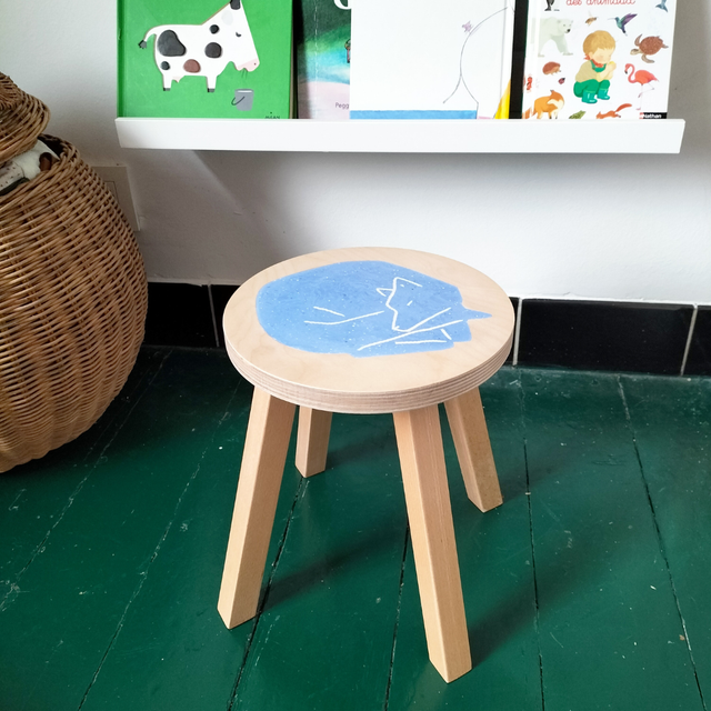 Renard - Tabouret enfant 