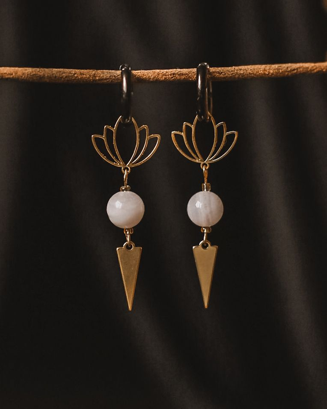 Souffle solaire • Calcédoine bleue