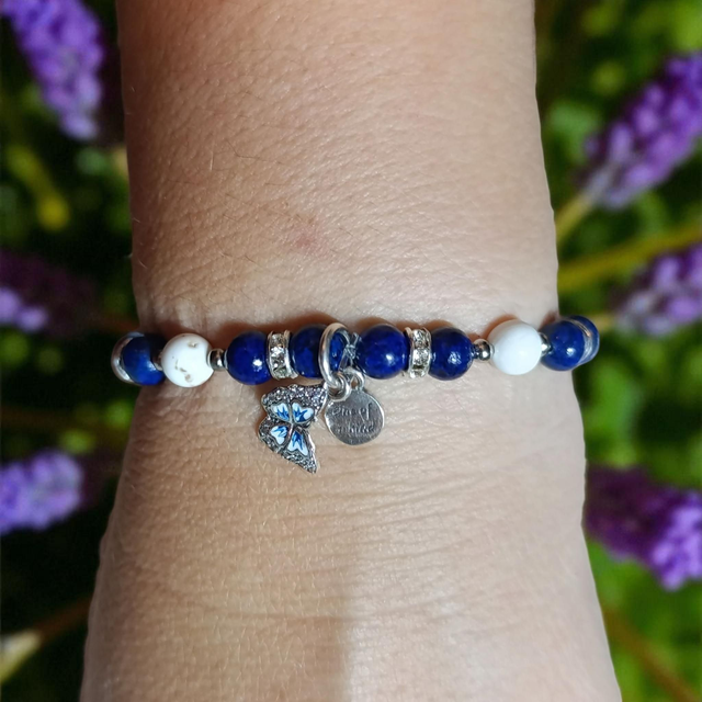 Bracelet Pandolith Lapis-lazuli/Howlite
