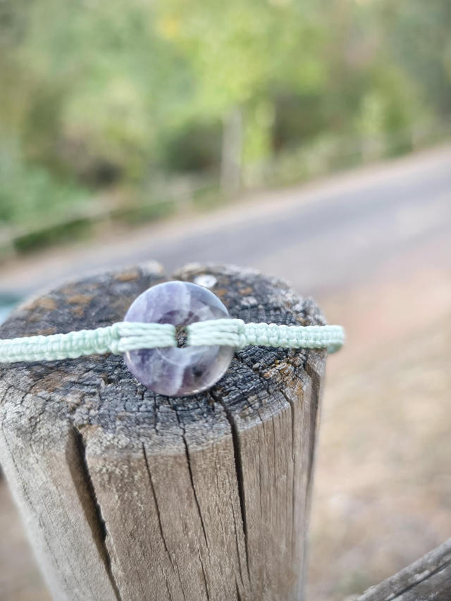 Bracelet améthyste de Madagascar