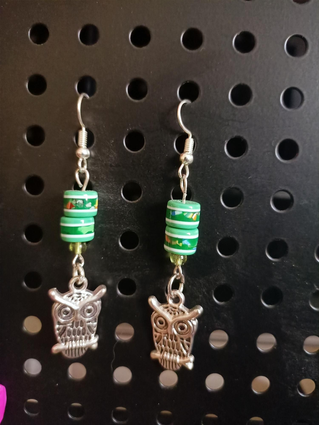 Boucles d'oreilles chouettes 