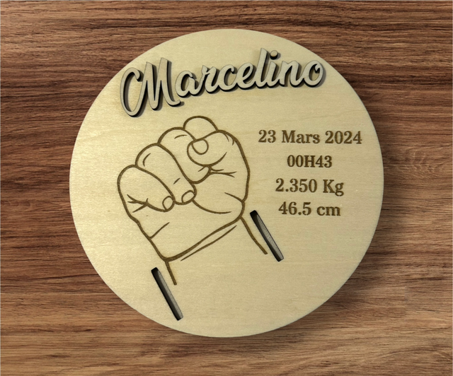 Support à bracelet de naissance 