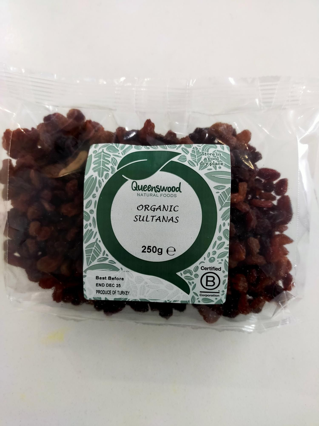 Organic Sultanas 250g 40795