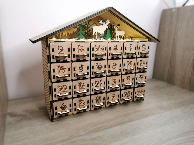 Calendrier de l&#039;avent Chalet