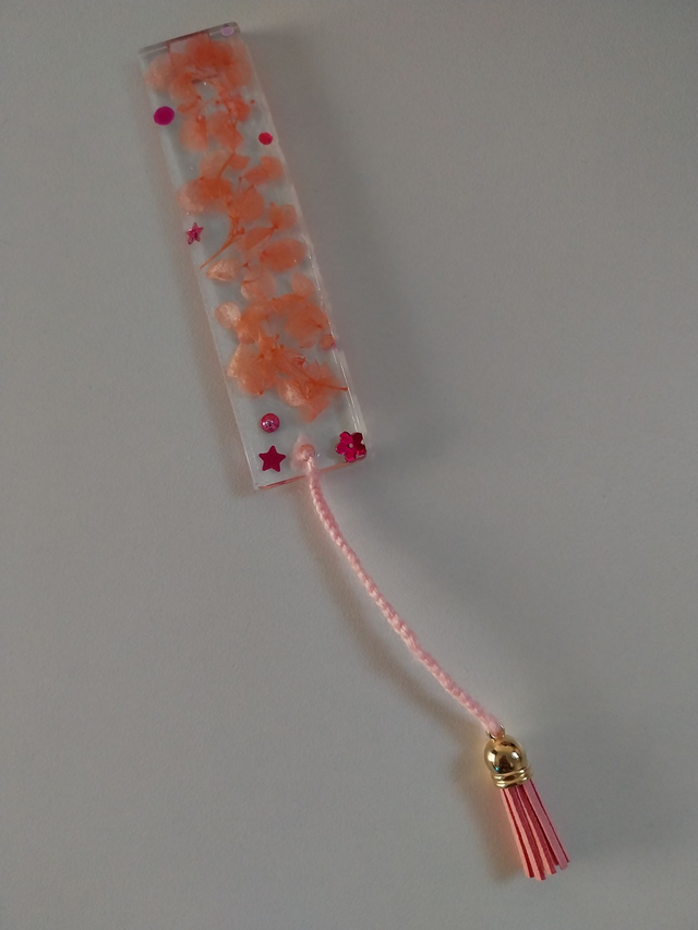 Marque Page Fleurs Roses