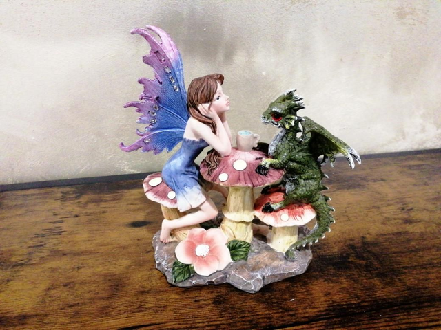 Fee et dragon
