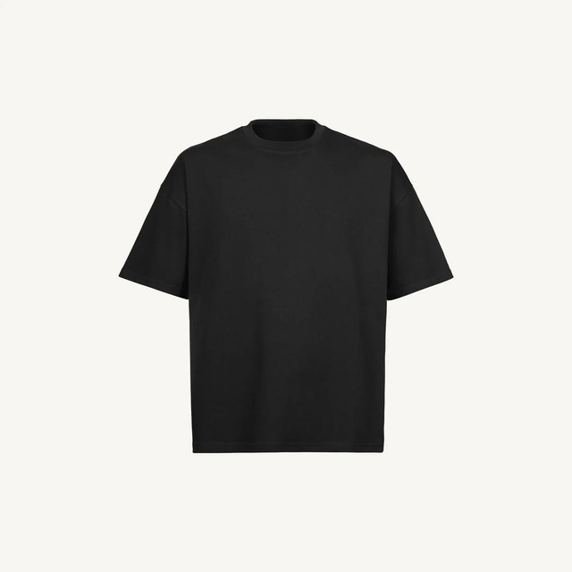 T-shirt black oversize unisex
