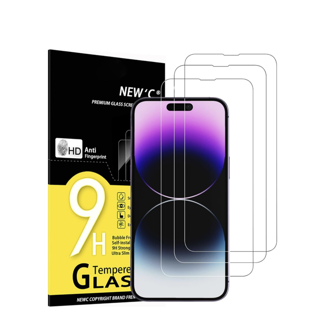 Verre Trempé IPhone, X-XS-XR-11-12-12Pro-13-14-14ProMax-15-15Pro