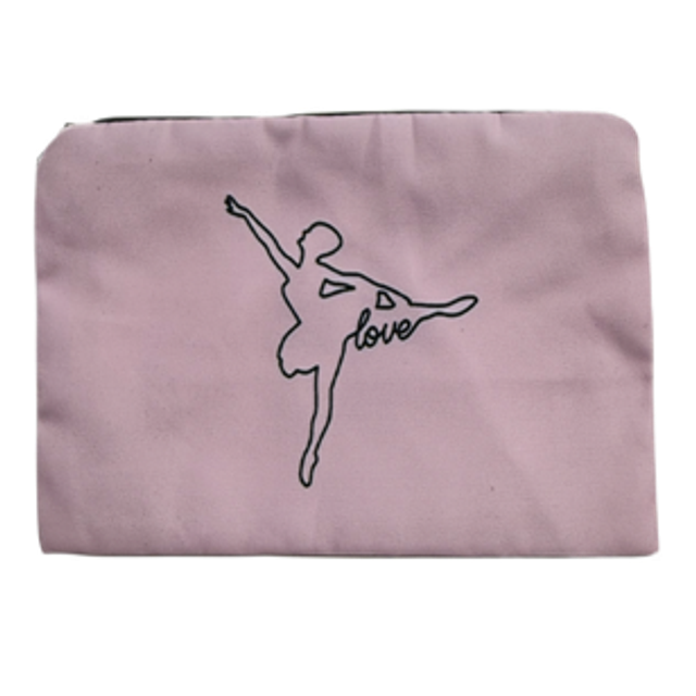Pink ballerina pouch 
