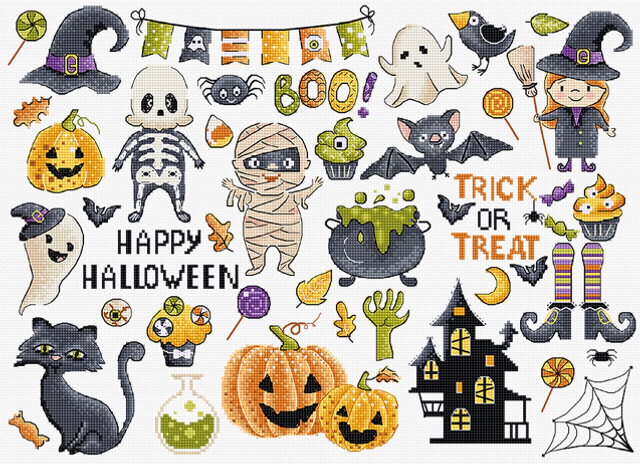 Halloween Sampler by Letistitch 