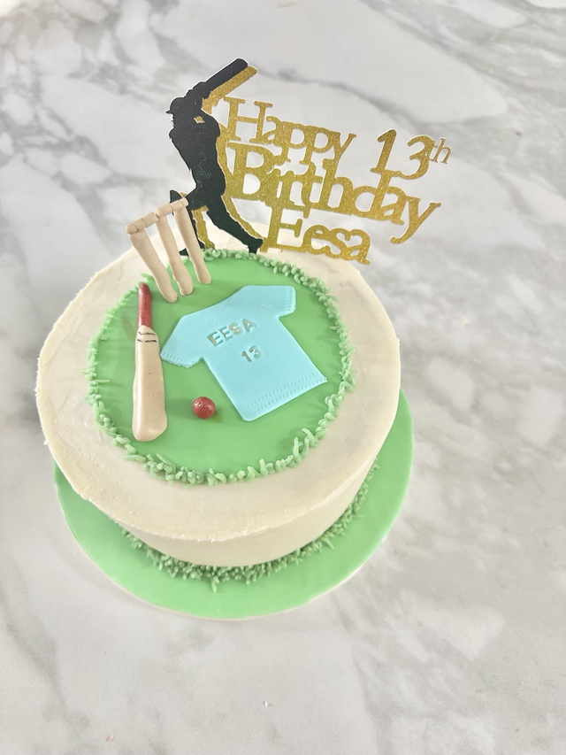 Cricket Birthday Cake
