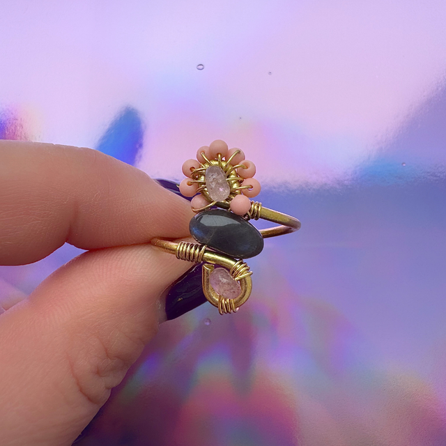 Bague Azélie Labradorite