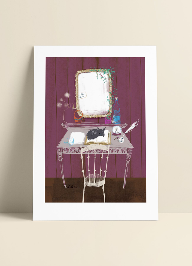 "Lettre à Jane" - Lie-de-vin