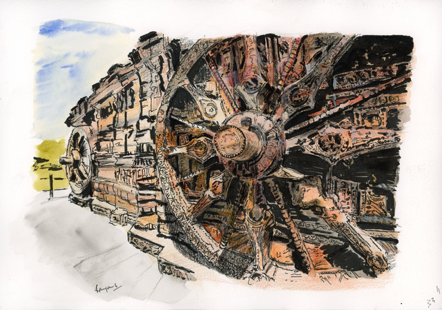 Konark temple - A4 print