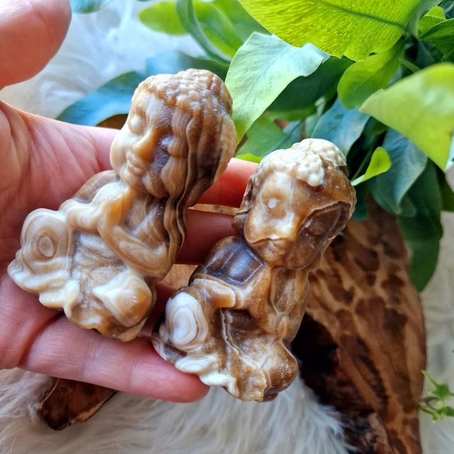 Chocolate Calcite Baby Buddha 