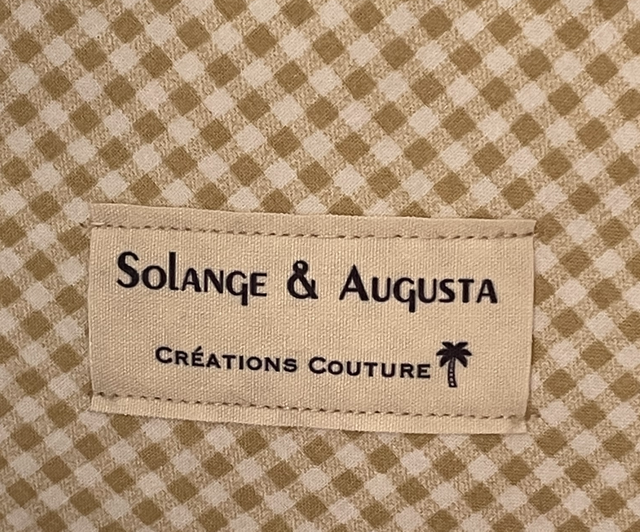 Sac rond vichy Manille