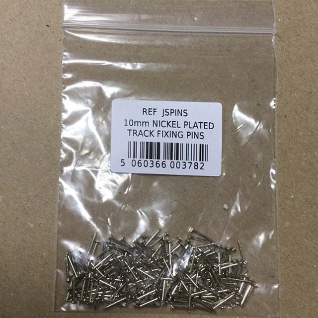 10mm Nickel Plated Tracks Pins