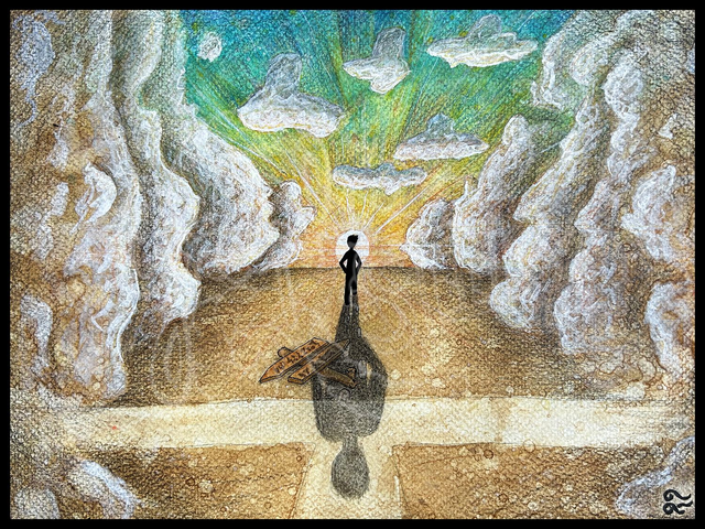 &quot;Sortir des chemins&quot; Print