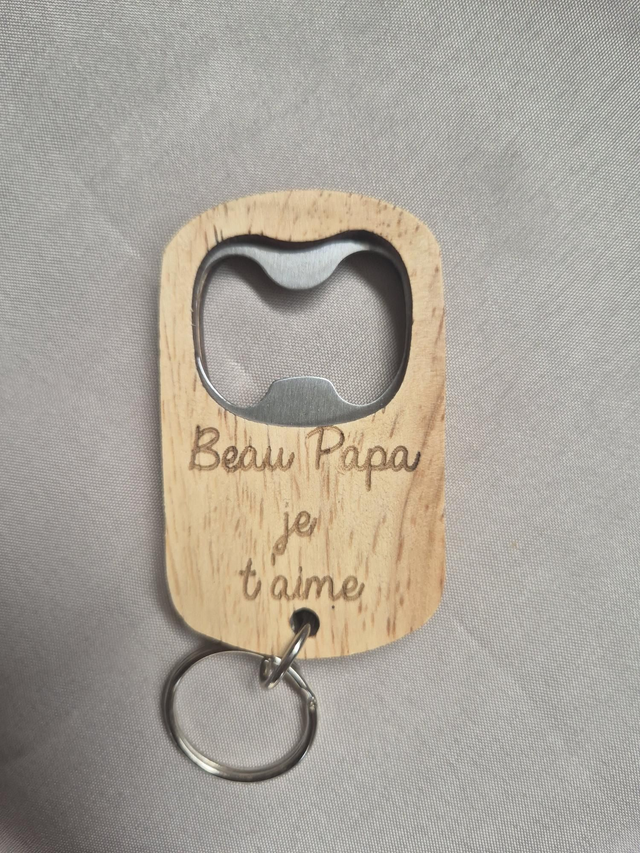 Décapsuleur "Beau papa je t'aime "