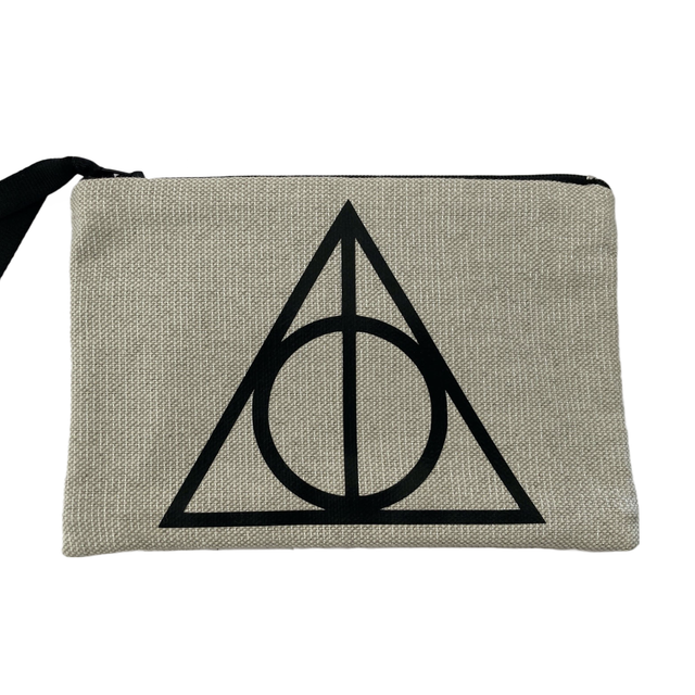 Petite Pochette inspiration Harry Potter: Logo Reliques de la Mort