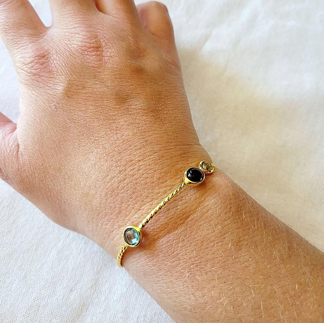 Bracelet/Jonc SARAWAK topaze