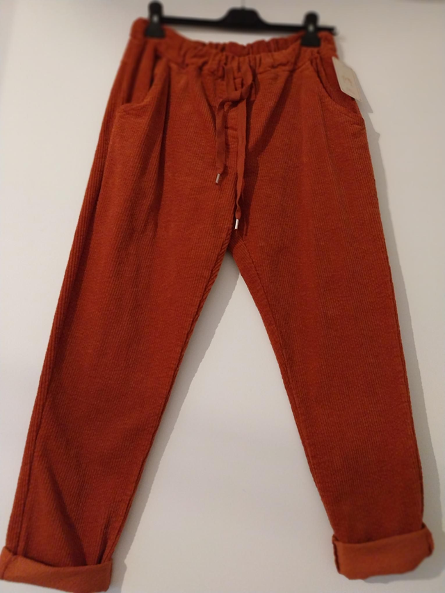 Pantalon velour côtelé 