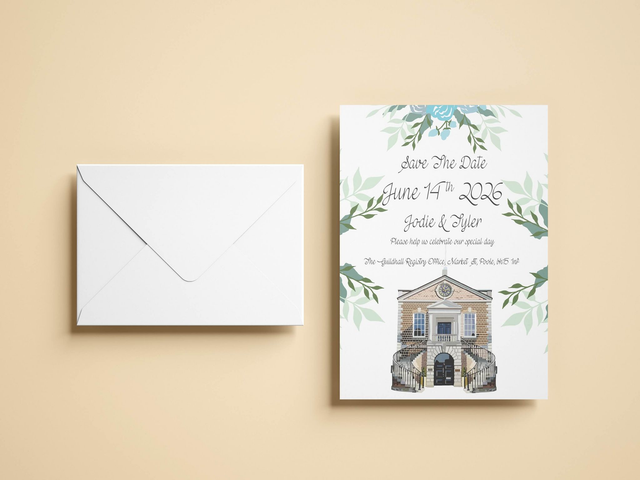 Save The Date - 'Truly Timeless' Design