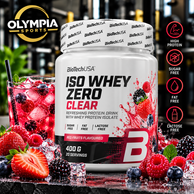 BioTechUSA Iso Whey Zero Clear Red Fruits 🍓