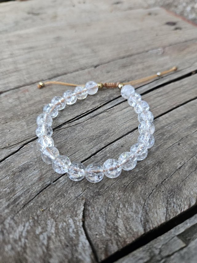 Bracelet femme cristal de roche 