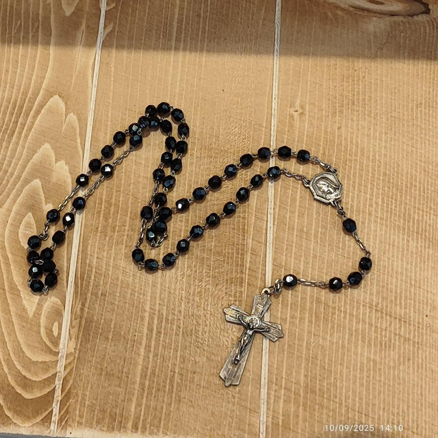 Chapelet Verre &amp; Argent 