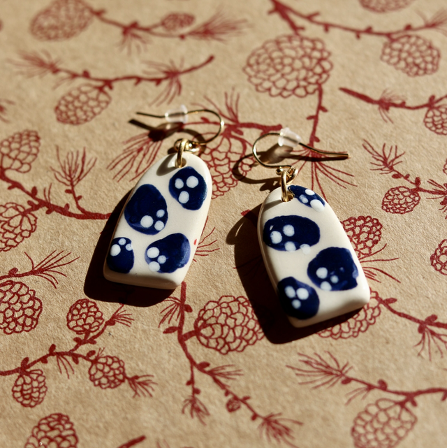 Boucles d’oreilles en céramique 