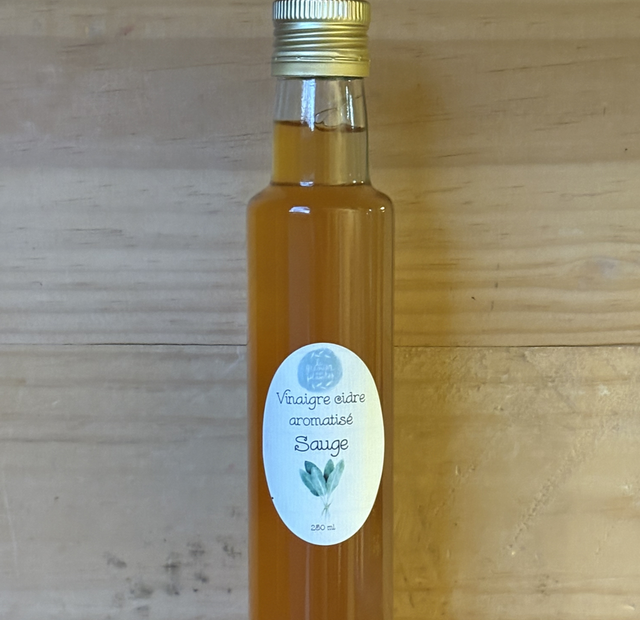 Vinaigre aromatisé Sauge bio