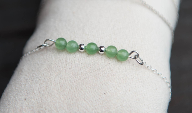 Bracelet en pierre aventurine
