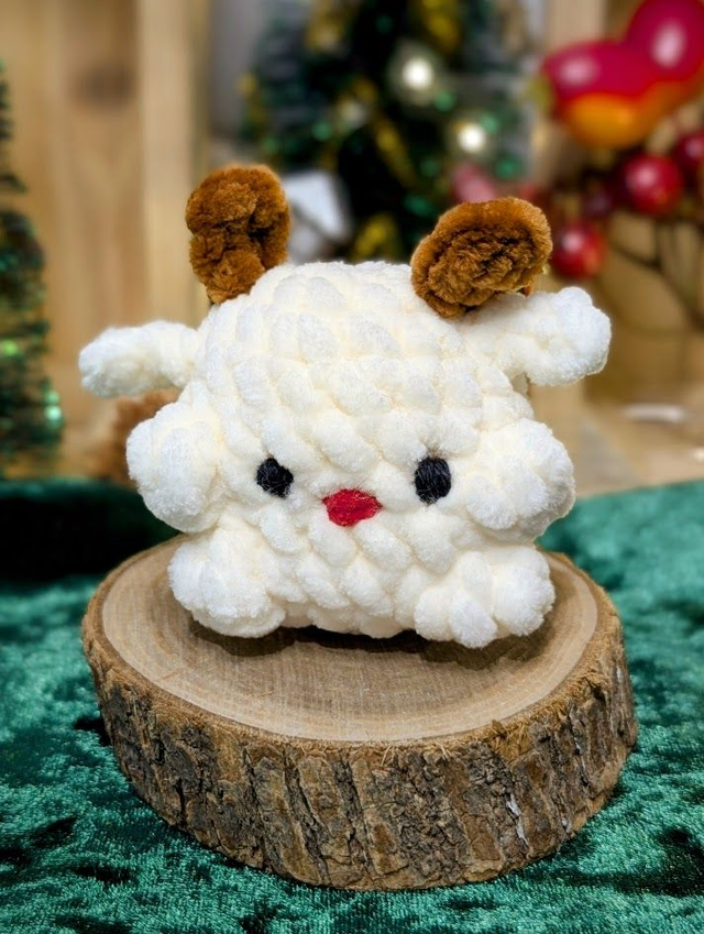 Mini Rennes de Noël - décoration de noel - à poser ou à suspendre