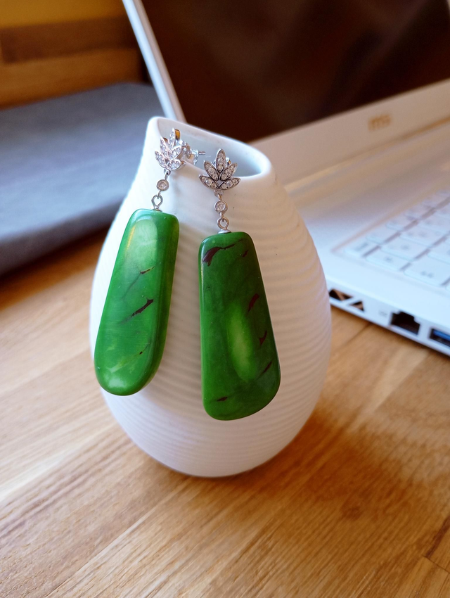 Boucles d&#039;oreilles Esmeralda 