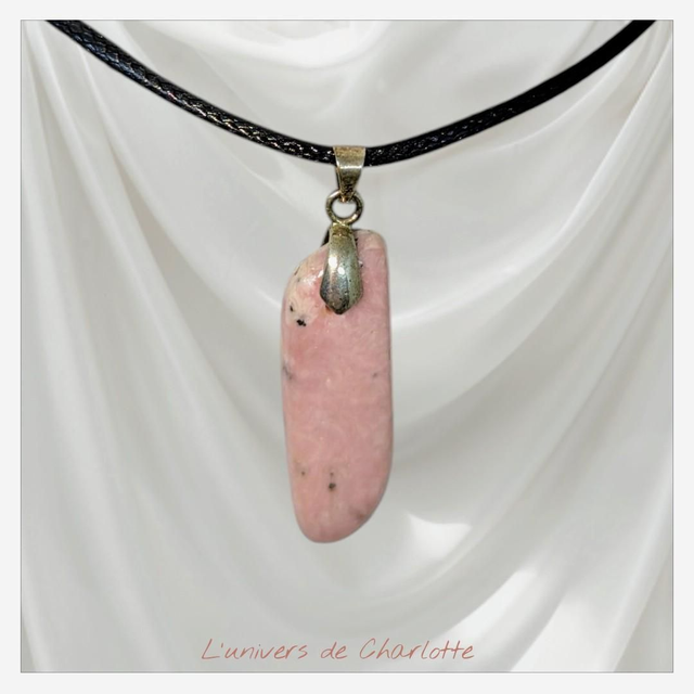 Pendentif &quot;Rhodochrosite&quot; PN-087