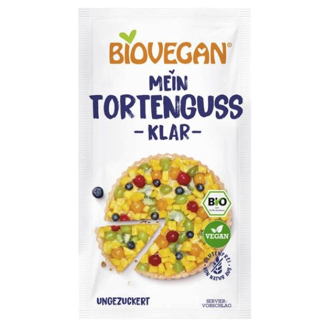 Biovegan Tortenguss -klar- 2x6g Packung